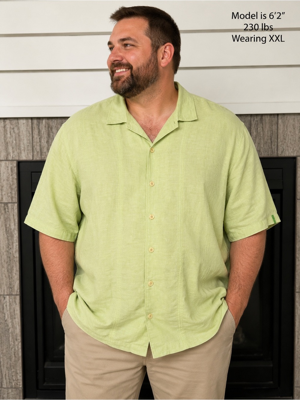 100% Linen Tommy Bahamas button down